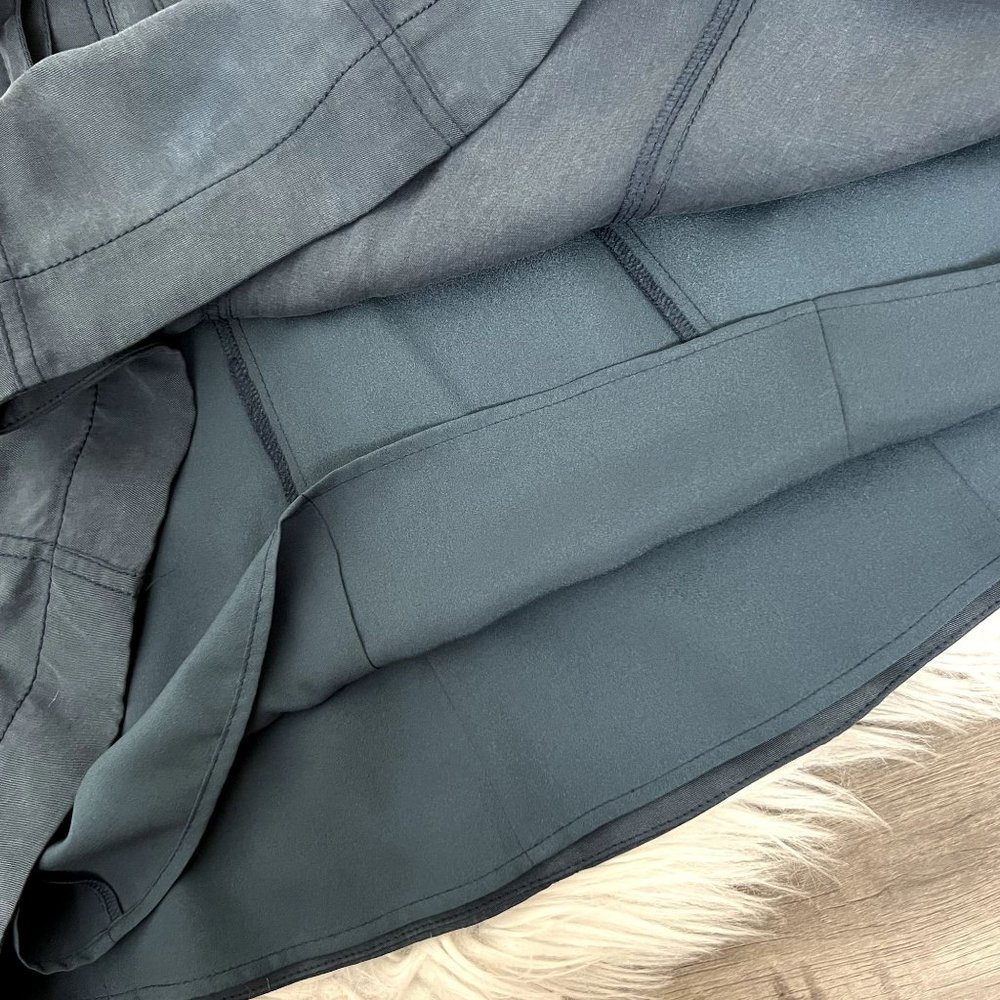 Anthropologie HD in Paris Bryden Tie Belted Skirt Pockets Tencel Lyocell Womens - Picture 7 of 12